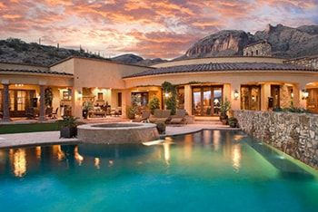 Luxury home in The Canyons on Secret Canyon Place in Tucson