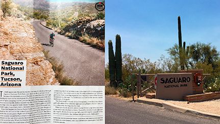 Saguaro National Park Bicycling Trails in Tucson AZ